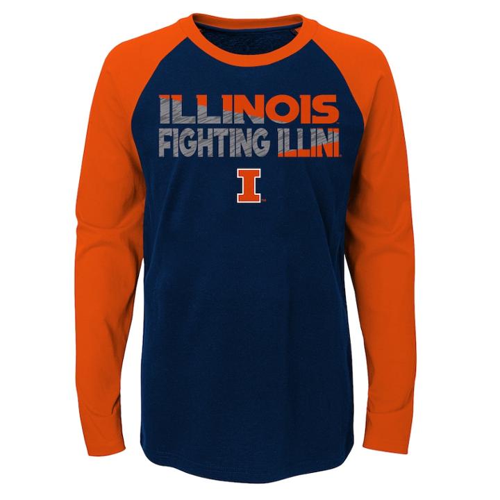 Boys 4-18 Illinois Fighting Illini Flux Tee, Size: 16-18, Dark Blue