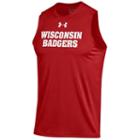 Men's Under Armour Wisconsin Badgers Tech Muscle Tee, Size: Small, Ovrfl Oth