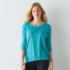 Women's Sonoma Goods For Life&trade; French Terry Dolman Top, Size: Xl, Med Green