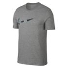 Men's Nike Shadow Swoosh Tee, Size: Small, Grey (charcoal)