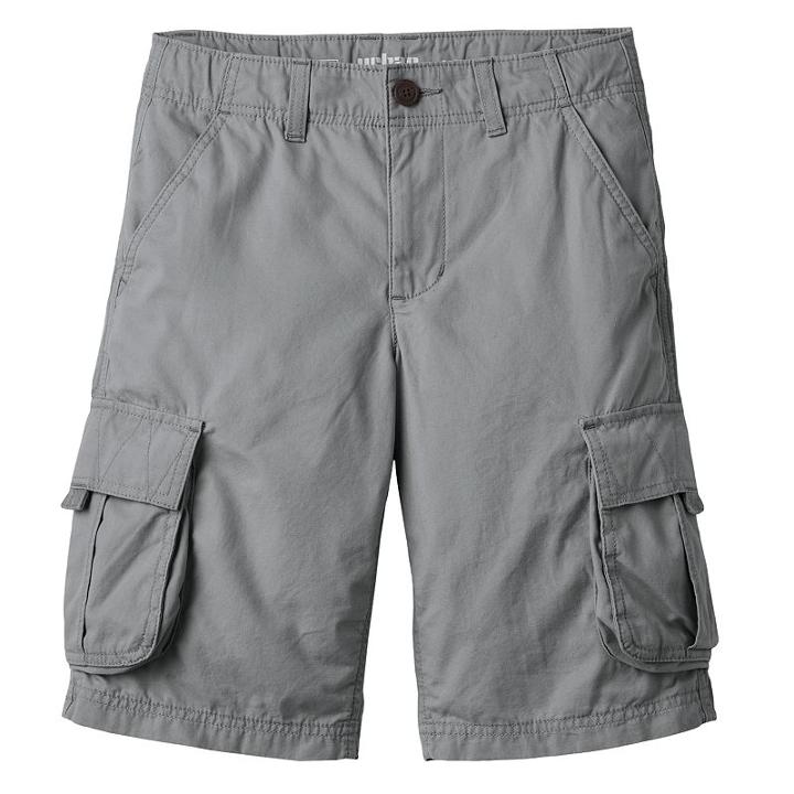 Boys 8-20 Urban Pipeline Canvas Cargo Shorts, Boy's, Size: 14, Med Grey