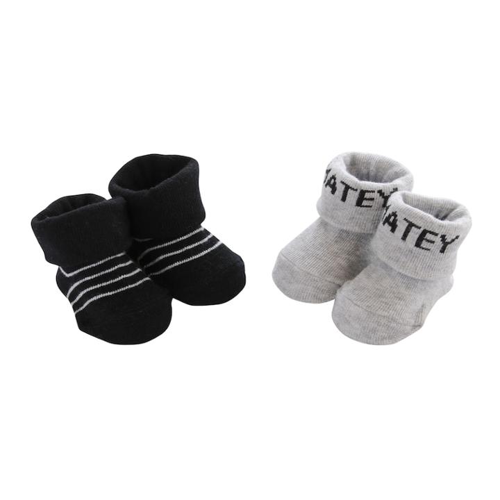 Newborn Baby Boy Carter's 2-pk. Folded Cuff Keepsake Booties, Multi