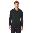 Men's Heat Keep Classic-fit Performance Polo, Size: Medium, Black