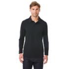 Men's Heat Keep Classic-fit Performance Polo, Size: Medium, Black