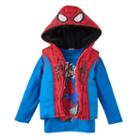 Toddler Boy Marvel Spider-man Heavyweight Fleece-lined Vest & Tee Set, Size: 2t, Red