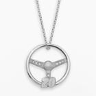 Insignia Collection Nascar Matt Kenseth Sterling Silver 20 Steering Wheel Pendant, Adult Unisex, Size: 18, Grey