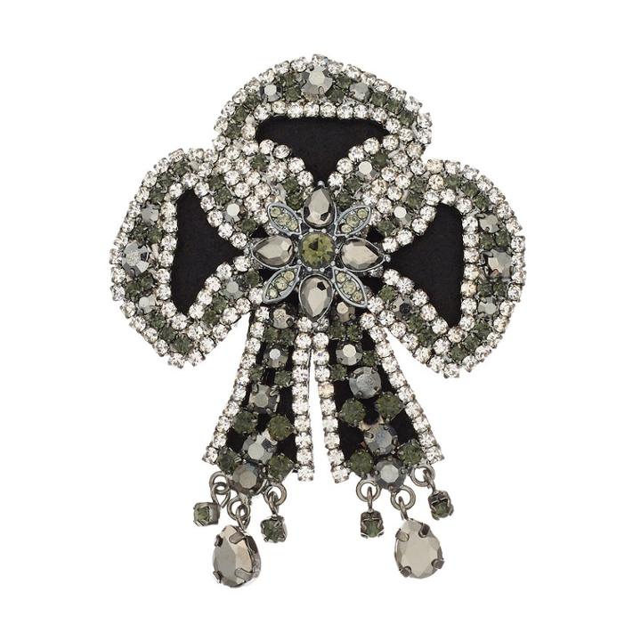 Simply Vera Vera Wang Simulated Crystal Bow Pin, Women's, Multicolor