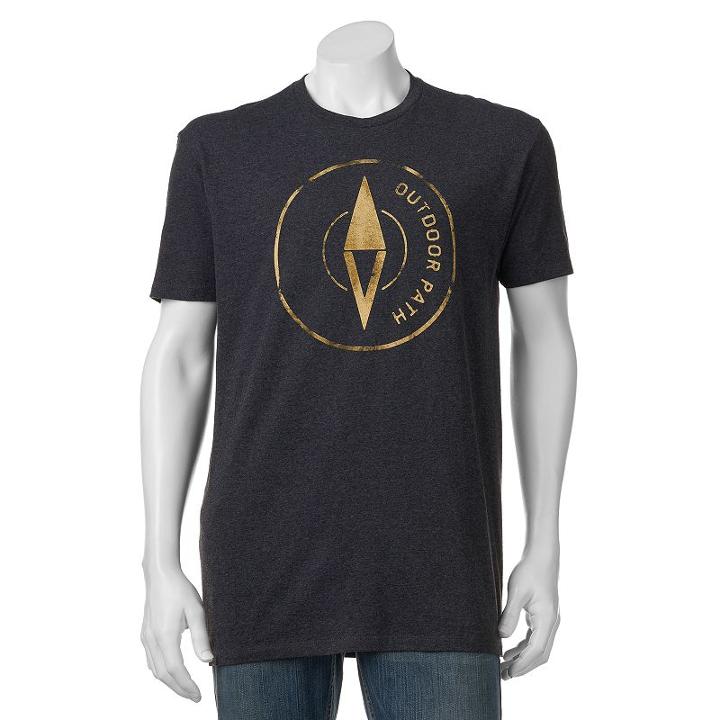Men's Sonoma Goods For Life&trade; Outdoor Path Tee, Size: Xxl, Black