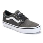 Vans Chapman Stripe Boys' Skate Shoes, Boy's, Size: 4, Black