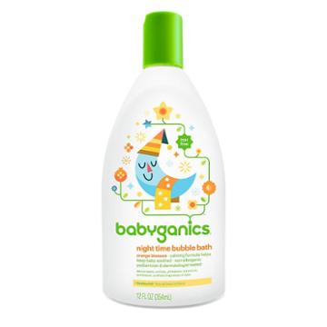 Babyganics Night Time 12-oz. Orange Blossom Bubble Bath, White