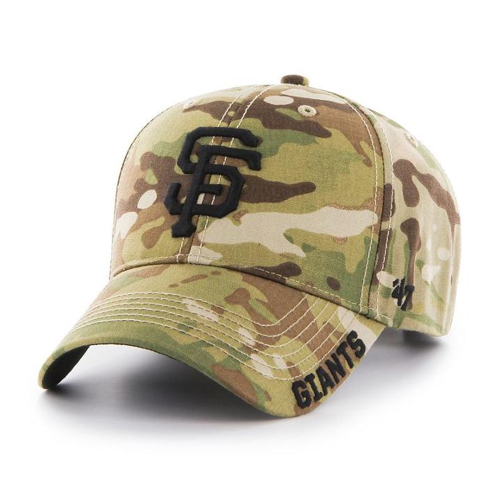 Adult '47 Brand San Francisco Giants Frost Mvp Multicam Adjustable Cap, Multicolor
