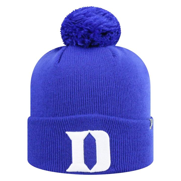 Adult Top Of The World Duke Blue Devils Tow Pom Hat, Adult Unisex, Med Blue