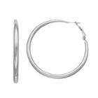 Simply Vera Vera Wang Nickel Free Polished Hoop Earrings, Women's, Med Grey