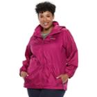 Plus Size Columbia Stone Creek Hooded Anorak Jacket, Women's, Size: 2xl, Light Pink