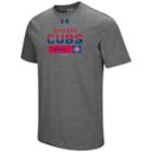 Men's Under Armour Chicago Cubs Heat Gear Clean Up Tee, Size: Xxl, Med Grey