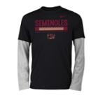 Boys 8-20 Nike Florida State Seminoles Legend Tee Set, Size: Xl 18-20, Black