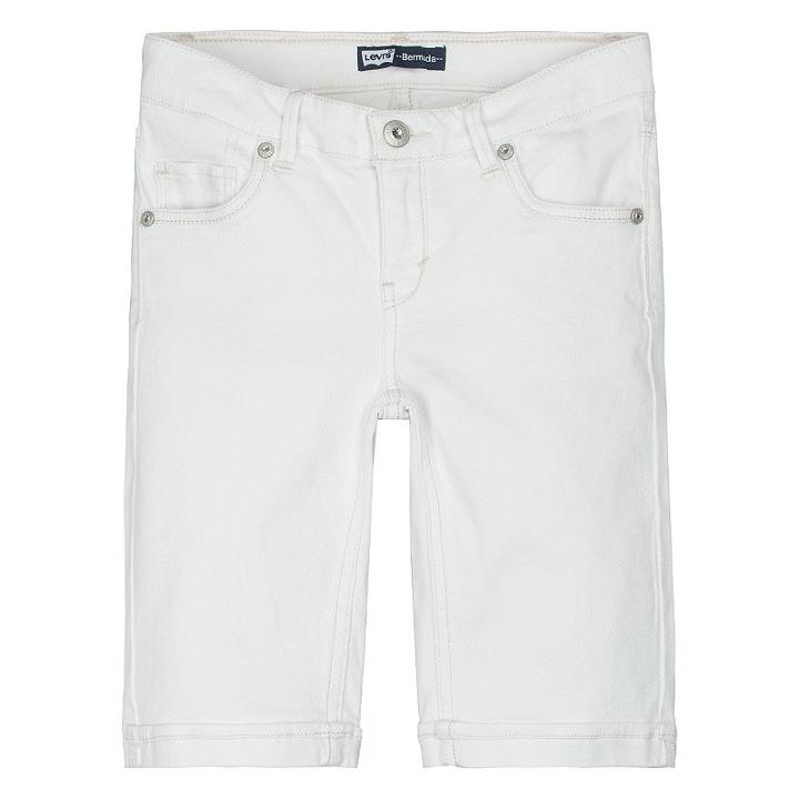 Girls 7-16 Levi's Sweetie Denim Bermuda Shorts, Girl's, Size: 10, White