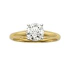 Round-cut Igl Certified Colorless Diamond Solitaire Engagement Ring In 18k Gold (1 1/2 Ct. T.w.), Women's, Size: 9, White