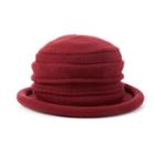 Scala Packable Wool Cloche Hat, Women's, Red Other