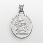 Logoart St. Louis Cardinals Sterling Silver Logo Charm, Women's, Grey