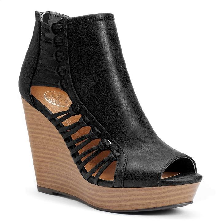 So&reg; Women's Strappy Wedge Sandals, Size: Medium (7), Oxford