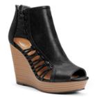 So&reg; Women's Strappy Wedge Sandals, Size: Medium (7), Oxford