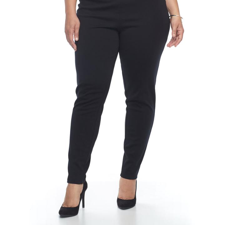 Plus Size Apt. 9&reg; Tummy Control Leggings, Women's, Size: 2xl, Black