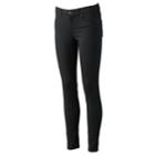 Juniors' Unionbay Uniform Skinny Pants, Teens, Size: 7, Black