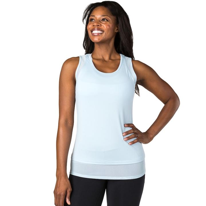 Women's Soybu Enlightened Yoga Tank, Size: Large, Blue