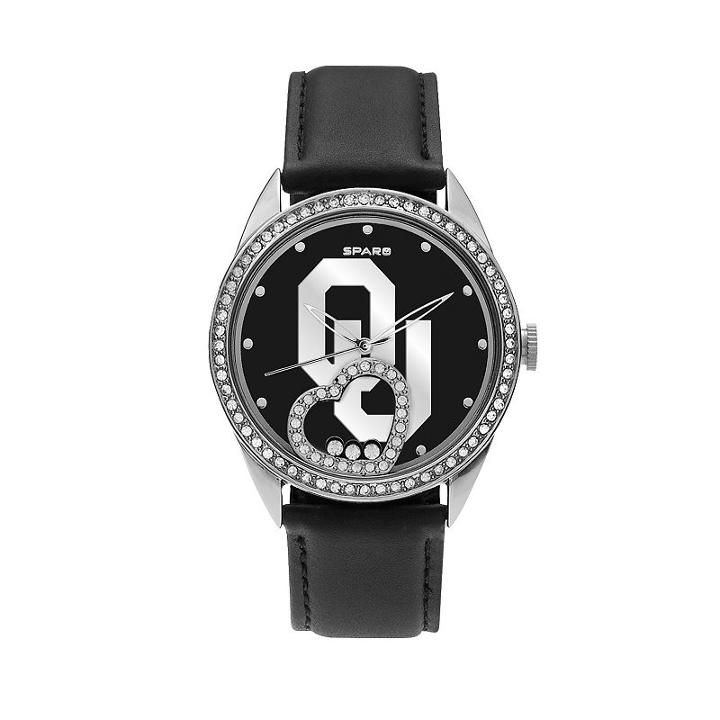 Sparo Women's Beat Oklahoma Sooners Watch, Black