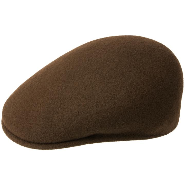 Men's Kangol 504 Wool Flat Ivy Cap, Size: Xl, Brown