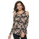 Women's Elle&trade; Cold-shoulder Top, Size: Xl, Oxford