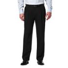 Big & Tall Haggar Premium Classic-fit Stretch Pleated Dress Pants, Men's, Size: 48x32, Black