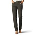 Women's Lee Relaxed Fit Straight Leg Jeans, Size: 16 Avg/reg, Green
