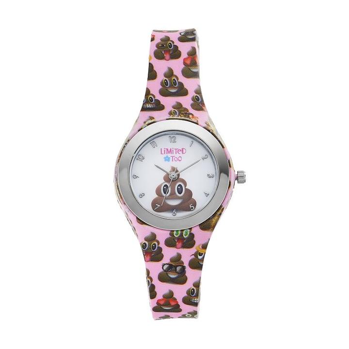 Limited Too Kids' Emoji Watch, Girl's, Size: Small, Pink