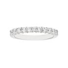 Diamonore Sterling Silver 1/2 Carat T.w. Simulated Diamond Anniversary Ring, Women's, Size: 9, White