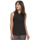 Women's Apt. 9&reg; Sleeveless Blouse, Size: Xl, Black
