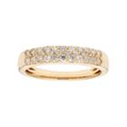 14k Gold 1/2 Carat T.w. Igl Certified Diamond Pave Wedding Band, Women's, Size: 9, White