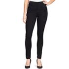 Women's Bandolino Thea High-waisted Skinny Jeans, Size: 14, Black