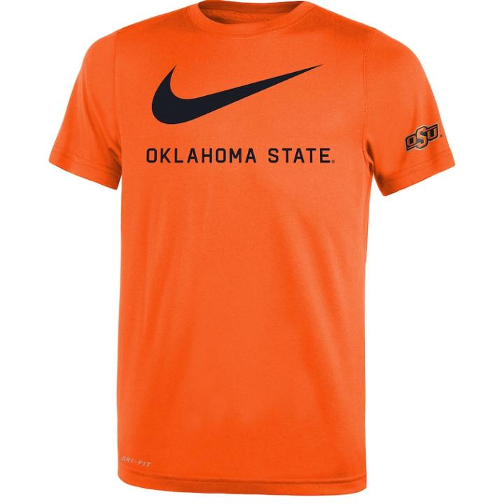 Boys 8-20 Nike Oklahoma State Cowboys Legend Dna Tee, Size: Xl 18-20, Orange