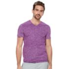 Men's Marc Anthony Slim-fit Shadow-dye Tee, Size: Large, Drk Purple