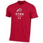 Boys 8-20 Under Armour Utah Utes Youth Live Tee, Size: Xl 18-20, Red