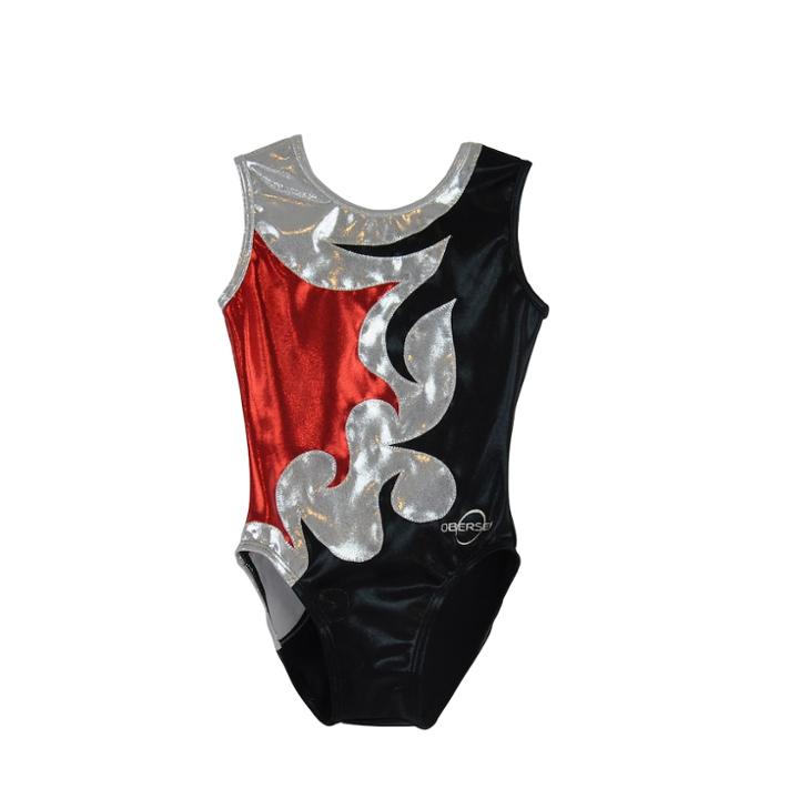 Girls Obersee Gymnastics Leotard, Size: Medium, Red