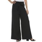 Juniors' Jolie Vie Black Palazzo Pants, Size: Medium