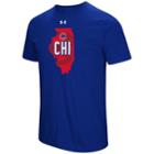 Men's Under Armour Chicago Cubs State Tee, Size: Small, Brt Blue