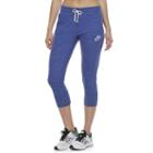 Women's Nike Gym Vintage Capris, Size: Xs, Light Blue