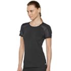 Women's Fila Sport&reg; Mesh Inset Short Sleeve Tee, Size: Xl, Black