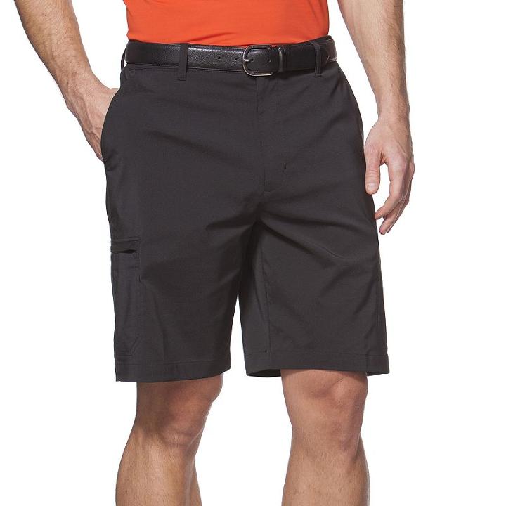 Men's Chaps Golf Cargo Shorts, Size: 42, Black