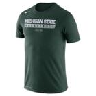 Men's Nike Michigan State Spartans Basketball Practice Dri-fit Tee, Size: Large, Green