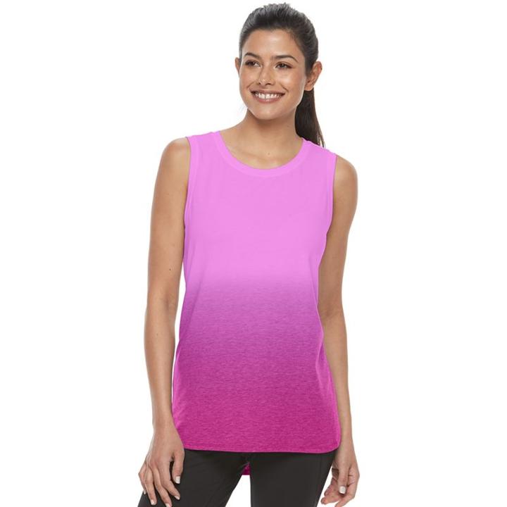 Women's Tek Gear&reg; Dry Tek Slubbed Tank Top, Size: Small, Lt Purple